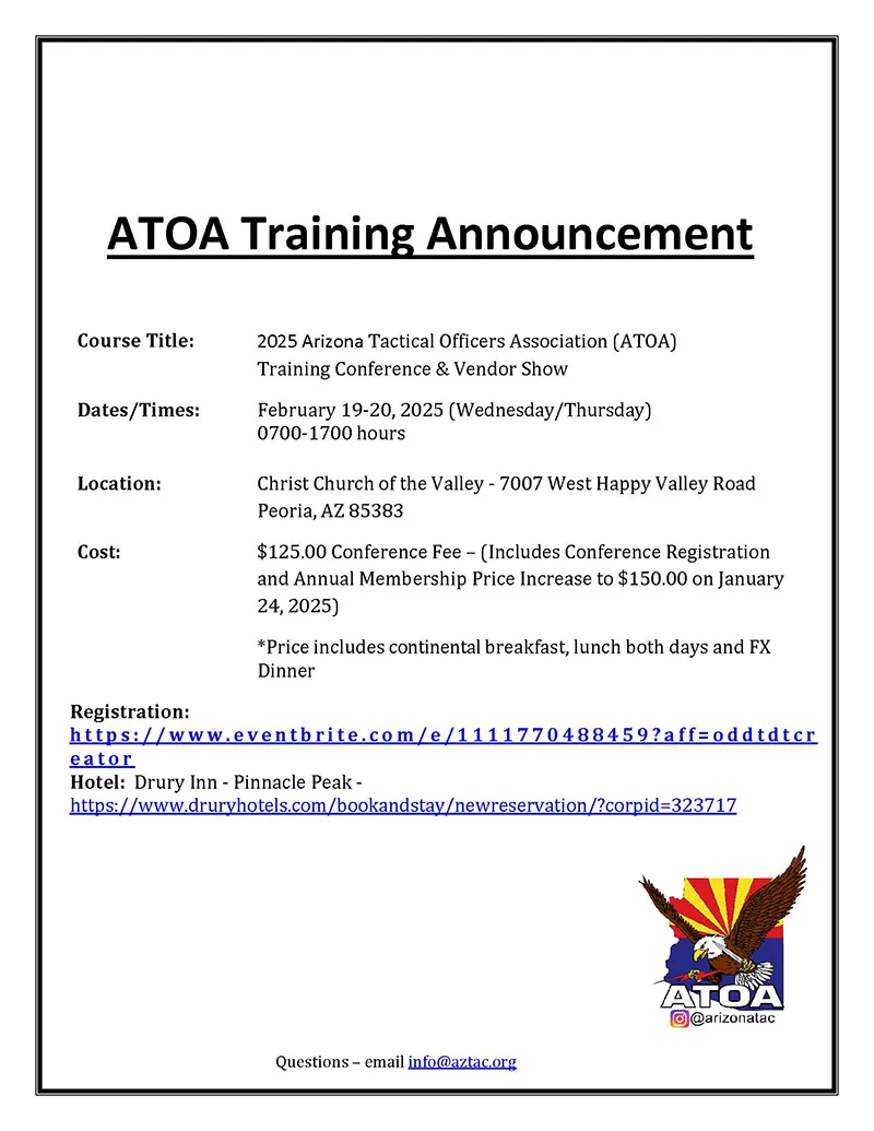 2025 ATOA Conference Flyer